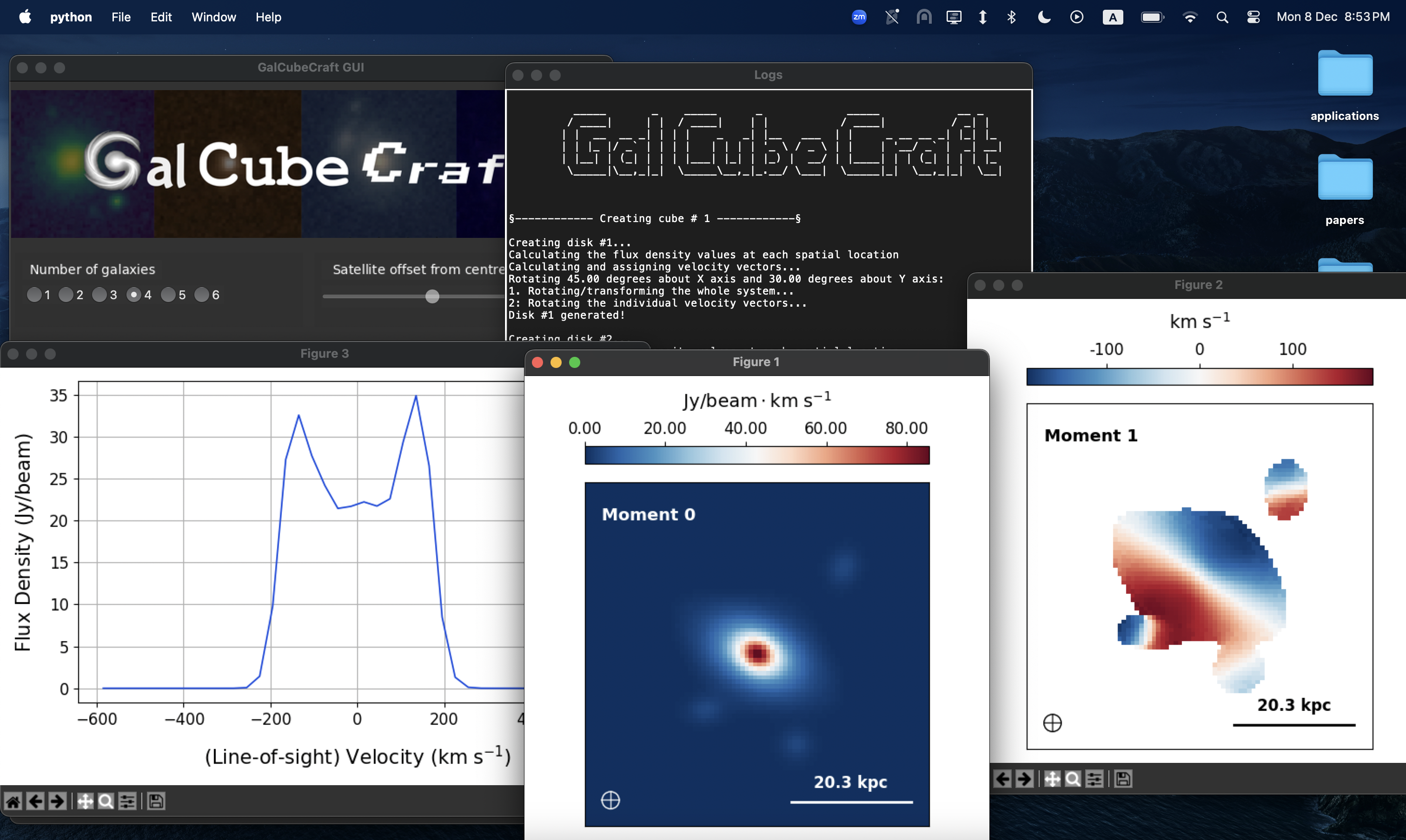 Astrolore GUI screenshot 2